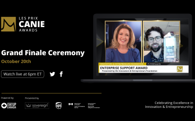 The Innovators and Entrepreneurs Foundation is delighted to recognize and celebrate the 2020 National Winners of the CANIE Awards