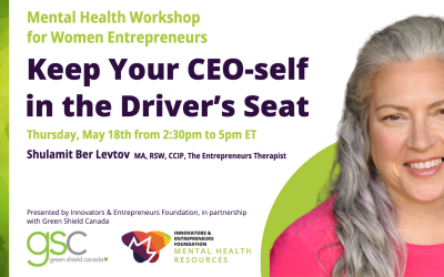 Webinar:  Keep Your CEO-self in the Driver’s Seat, May 18, 2023