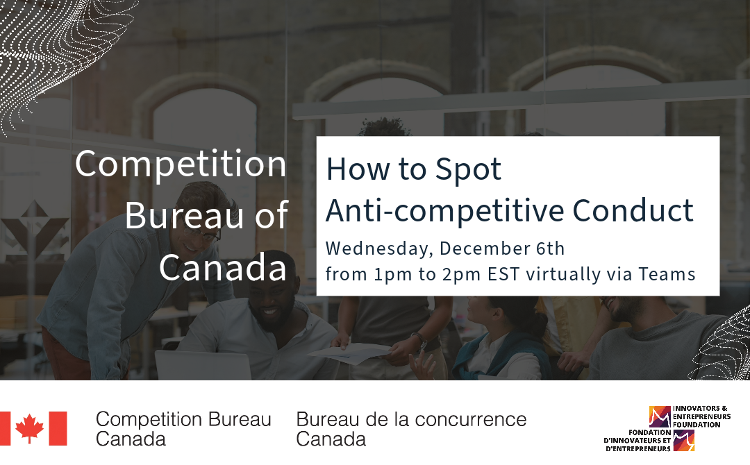 Competition Bureau of Canada: How to Spot Anti-competitive Conduct